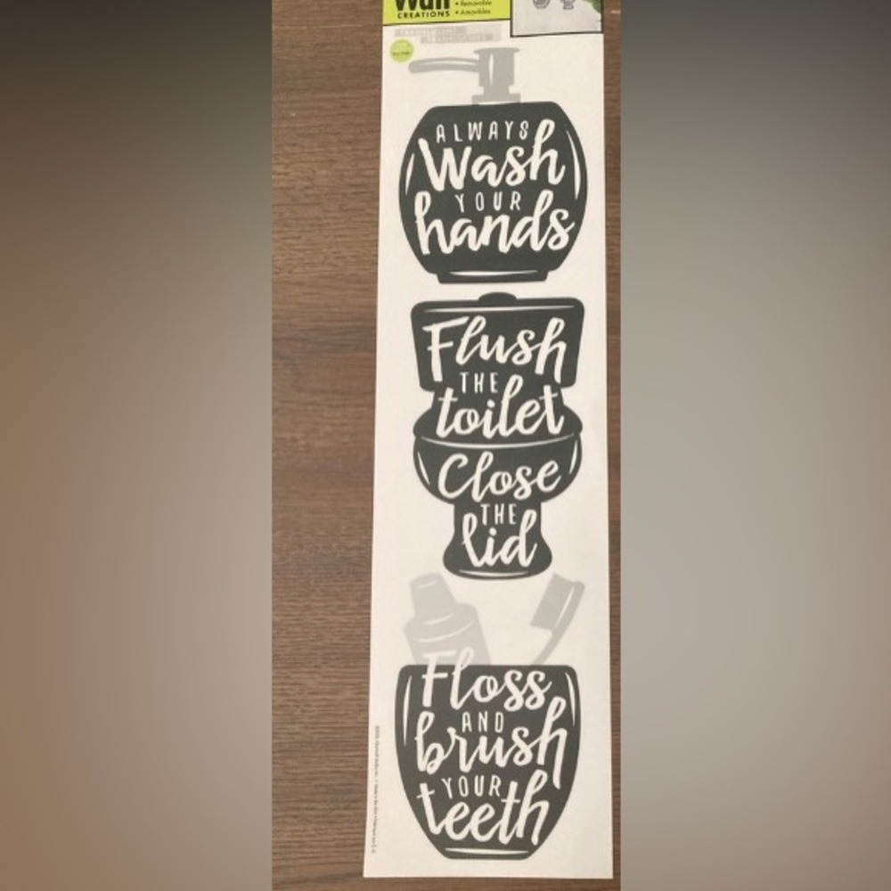 Bathroom Decal Sticker